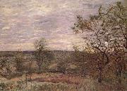Alfred Sisley Windy Day in Veno oil on canvas